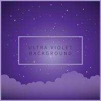 Sfondo galattico ultra violetto vettore