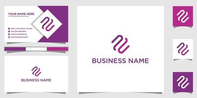 lettera pp monogramma linea creativo moderno semplice logo design con attività commerciale carta modello vettore
