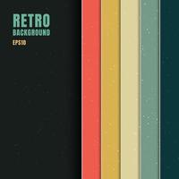 motivo di sfondo astratto con colori retrò vintage a strisce verticali vettore