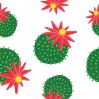 cactus modello. vettore illustrazione nel cartone animato piatto stile isolato su bianca sfondo.
