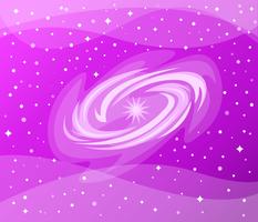 Sfondo viola galassia vettore