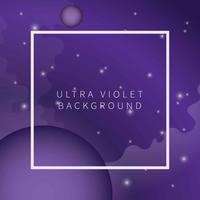 Ultra Violet con l'illustrazione del fondo dello spazio