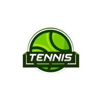 moderno vettore tennis palla torneo logo, vettore design tennis logo per il tuo squadra o torneo.