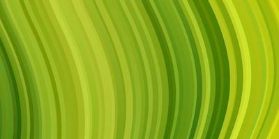 layout vettoriale verde chiaro, giallo con arco circolare.