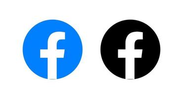 Facebook logo vettore, Facebook icona gratuito vettore