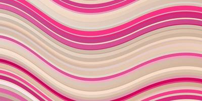 layout vettoriale rosa chiaro con arco circolare.