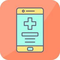 icona di vettore di app medica