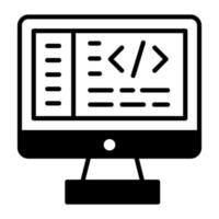 codifica vettore icona isolato su bianca sfondo