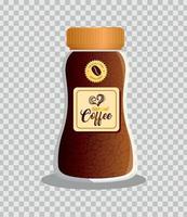 il branding modello caffè, aziendale identità modello, speciale caffè bottiglia vettore