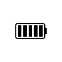 Telefono batteria semplice piatto icona vettore illustrazione