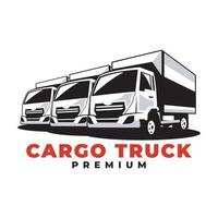 camion logo design vettore. veloce consegna camion logo. vettore