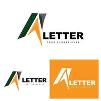 un' lettera logo, lettera logotipo vettore, Prodotto marca disegno, azienda iniziali, costruzione, formazione scolastica vettore