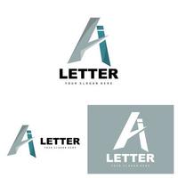 un' lettera logo, lettera logotipo vettore, Prodotto marca disegno, azienda iniziali, costruzione, formazione scolastica vettore