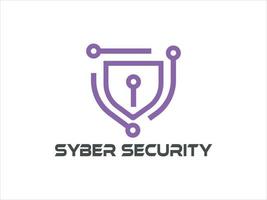 informatica sicurezza logo tecnologia per il tuo azienda, scudo logo per sicurezza dati vettore