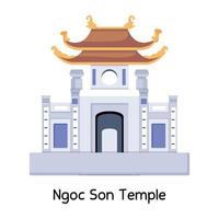 Tempio del figlio di ngoc vettore