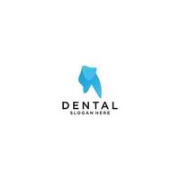 modello di progettazione dell'icona del logo dentale vettore