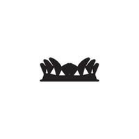 corona icona. semplice stile gioielleria negozio grande vendita manifesto sfondo simbolo. lusso marca logo design elemento. corona maglietta stampa. vettore per etichetta.