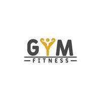 y lettera logo design illustrazione nero muscolare fitness Palestra uomo silhouette. creativo fitness simbolo sport Palestra muscolare uomo francobollo logo genere etichetta vettore. isolato sfondo. vettore