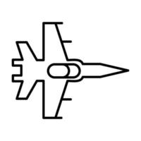 icona vettore aereo da caccia