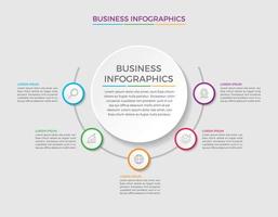 illustrazione di vettore di progettazione infografica concetto di affari