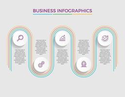 illustrazione di vettore di progettazione infografica concetto di affari