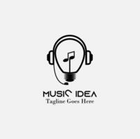 musica idea logo gratuito vettore