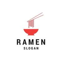 ramen logo modello vettore illustrazione design