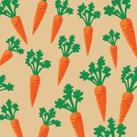 radice verdura carote arancia colo vettore