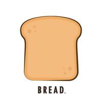 logo del pane tostato. vettore di pane. simbolo del pane. sfondo. spazio libero per il testo. disegno del logo del pane.
