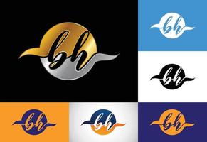 iniziale lettera B h logo design vettore. grafico alfabeto simbolo per aziendale attività commerciale identità vettore