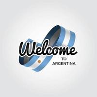 benvenuto in argentina vettore