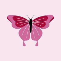 farfalla vettore illustrazione. isolato cartone animato impostato icona decorativo insetto . vettore cartone animato impostato icona la farfalla.