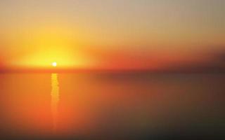 tramonto al di sopra di il mare. natura sfondo. pendenza maglia. vettore