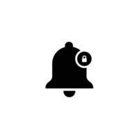 campana semplice piatto icona vettore illustrazione