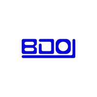 bdo lettera logo creativo design con vettore grafico, bdo semplice e moderno logo.