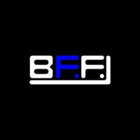 bff lettera logo creativo design con vettore grafico, bff semplice e moderno logo.