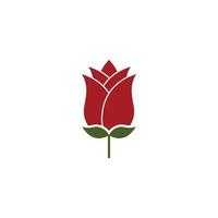 rosa fiore logo modello vettore