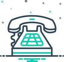 icona mix per telefono vettore