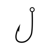 pesca gancio icona vettore. pesca illustrazione cartello. pesce simbolo o logo. vettore
