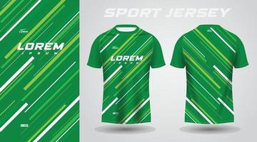 maglia verde maglia sportiva design vettore