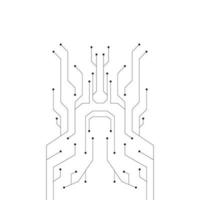 vettore di circuito tecnologia modello illustrazione