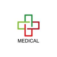 logo medico sanitario vettore