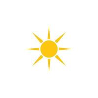 logo di illustrazione del sole vettore