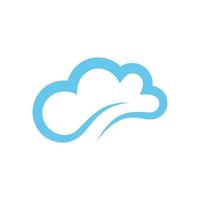 vettore logo cloud