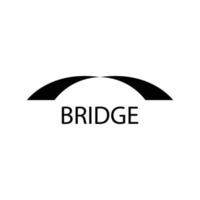 modello di logo del ponte vettore