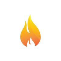 fuoco fiamma logo vettore