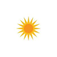 logo di illustrazione del sole vettore