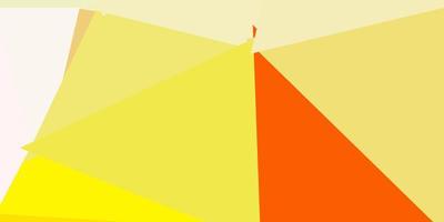 disegno poligonale geometrico di vettore arancione chiaro.