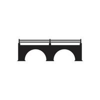 modello di logo del ponte vettore