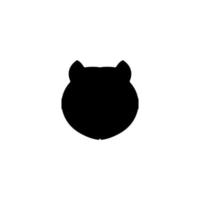 orso icona. semplice stile natura selvaggio viaggio manifesto sfondo simbolo. orso marca logo design elemento. orso maglietta stampa. vettore per etichetta.